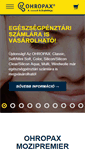Mobile Screenshot of ohropax.hu